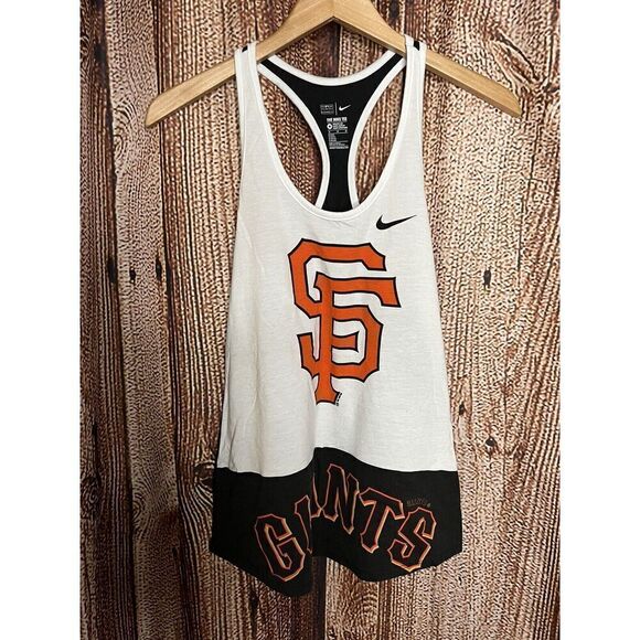 Nike San Francisco Giants Womens White Sleeveless Tank Top Size Medium MLB - Picture 1 of 3